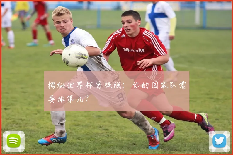 揭秘世界杯晋级线：你的国家队需要排第几？